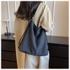 Bolso Bandolera de Lona Lavable para Mujer, Color Sólido, Moderno, Versátil, Casual, Estilo Nuevo, Ligero, Adecuado para el Viaje Diario, Puede Sostener Botella de Agua, Verde Militar