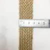 9cm 6cm 5CM de largura fita plana de juta corda plana de juta material de cinta de cinto de decoração de embalagem