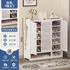 Porta doméstica externa sapateira multicamadas grande armário para sapatos corredor interno bambu simples novo 2024 entrada