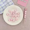 Chen Ming Buraco Grande Estrela de Cinco Pontas Contas Soltas Acrílico Macaron Estrela Contas Pulseira DIY Acessórios de Cabelo Acessórios de Joias