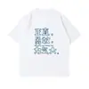 Camiseta de Manga Curta com Estampa de Texto Direta, Corajosa, Forte, Divertida em Seda de Leite para Homens e Mulheres, Top Soltinho de Verão