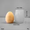 Molde de Silicona para Vela de Pascua con Forma de Huevo Decoraciones de Pascua DIY Jabón Artesanal Molde para Hornear Chocolate