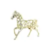 Adornos metálicos huecos creativos de animales (tigre, tapir, gato, caballo) de lujo ligero nórdico para la entrada de la sala de estar, decoración suave, accesorios para el hogar