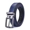 Cinturón Unisex Casual Combinable Simple Negro Delgado Cinturón Coreano Vintage Hebilla de Pin Jeans con Estudiante Trendy