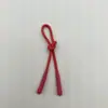 Cordones de goma bañada ecológicos, cordones de silicona, extremos de cordón recubiertos de goma, accesorios de ropa y bolsos recubiertos, cordones de cremallera coloridos al por mayor