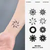 Pegatinas de Tatuaje Temporal con Combinación de Patrones Pequeños con Fórmula Herbal, Larga Duración, Impermeables, Estilo Sencillo y Fresco para Hombres y Mujeres, para Brazos y Piernas