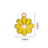 Bricolaje Transfronterizo Aleación Esmalte Dibujos Animados Abeja Animal Pendiente Bricolaje Llavero Colgante Accesorio Decoración de Bolsa
