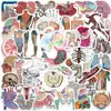50 Adesivos de Graffiti de Anatomia de Órgãos de Desenho Animado Decoração Personalizada Guitarra Caderno Mala DIY à Prova d'Água