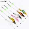 Cebo Luya Camarón Suave 7cm 5.8g Camarón Biónico Luminoso con Anzuelo Camarón Falso Cebo Falso Luya Lubina Pez Negro Boca Pellizcada Matar