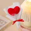 Ramo de Flores Artificiales Tejidas, Ramo en Forma de Corazón, Decoración de Coche con Flores Hechas a Mano, Ramo Pequeño, Venta al por Mayor Transfronteriza, Recuerdo, Flor Artificial