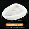 Bacinilla engrosada de plástico azul para ancianos, mujeres embarazadas, hogar, cama, urinario, bacinilla para paciente de hospital, unisex