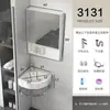 Lavabo de Pared para Uso Doméstico, Juego de Lavabo para Baño en Balcón, Soporte Triangular Simple de Cerámica para Apartamentos Pequeños
