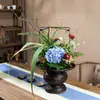 Cesta de Flores, Cesta de Bambú Tejida, Arreglo Floral Popular Chino, Arreglo Floral Chino Jianshan, Decoración del Hogar Creativa