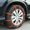 Cadena de nieve especial para automóviles que no daña el cinturón de seguridad de los neumáticos. Cadena universal para neumáticos de nieve para vehículos todoterreno, SUV, furgonetas y automóviles.