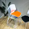 Sillas para Conferencias de Capacitación, Sillas de Oficina Simples Apilables, Sillas de Negociación con Respaldo, Sillas de Plástico para Ocio, Sillas de Oficina Simples