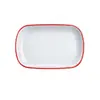 Placa Retangular de Melamina para Rolinhos de Arroz Espetos Churrasqueira Utensílios de Mesa Plástico Prato para Prato Frio Lanche Panela Quente Prato Lateral Especial