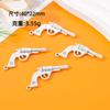 Acessórios de Joalheria de Liga de Zinco DIY Arma Paz Elite Pistola Mini Arma Pingente Pingente Colar Coleção de Acessórios