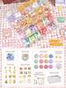 Frisado artesanal DIY Material Bolsa Pulseira Infantil Meninas Brinquedos Meninas Auto-frisado Glaze Pulseira Princesa Colar