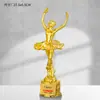 Trofeo de Resina Personalización Trofeo Infantil Premio de Competencia de Baile Producción de Medalla de Campeón Discurso de Presentador Pequeño
