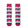 Meia Feminina de Algodão Quatro Estações Anime hellokitty Meias Modernas Hello Kitty Feminina Amazon Ins Meias Femininas Meias de Comércio Exterior