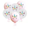 Balão de látex colorido de unicórnio de 30 cm (12 polegadas) para decoração de festas temáticas de casamento e aniversário.