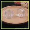 Caixa de creme transparente 3G Caixa de glitter para maquiagem Frasco de creme Frasco de amostra Pó de cebola dourada Frasco pequeno Caixa redonda Frasco cosmético vazio