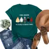 Amazon en stock Verano 2023 Nuevo Casual I CRÍO POLLOS Camiseta Divertida Estampada Cuello Redondo Mujer