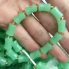 Nuevo Pulsera de Cuentas Estilo Chino para Mujer, Pulsera de Bambú de Jade Morado, Joyería con Diseño Estilo Pareja