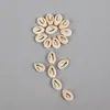 Concha do Mar com Topo Cortado, Concha Amarela, Concha de Caracol Marinho para Decoração de Aquário, Acessórios DIY, Joias, Pingentes Artesanais, Colecionáveis