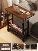 Mesa de noche Móvil Elevable Escritorio para Computadora Escritorio de Oficina Simple Escritorio para Estudiante Habitación Hogar Cama Mesa de Estudio
