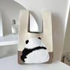 Bolsa de malha Bolsa de mão Bolsa balde Bolsa tote Bolsa de tecido Bolsa feminina Bolsa feminina Bolsa de colete Presente simples de mão