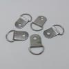 Accesorios de hardware para marcos de fotos con punto de cruz colgantes de semicírculo dorado, gancho, anillo colgante de semicírculo plateado, herramientas de hardware para muebles