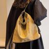 Bolsa de Lona para Mulheres, Grande Capacidade, Novo Modelo 2026, Bolsa de Ombro Casual Versátil, Bolsa Tote de Outono de Alta Qualidade