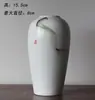 Oferta Especial Jarrón Gangazo: Nuevo Jarrón Pequeño de Cerámica Estilo Chino, Florero Pintado a Mano en Jingdezhen, Decoración Vintage Zen para Mesa de Té