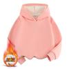 Sudadera con capucha para niños nueva para niños y niñas otoño e invierno niños medianos y grandes tops con forro polar ropa infantil ropa de invierno entrega de una sola pieza