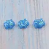 Ópalo Artificial de 11*10.3mm Cerdo Lindo Piedra Ópalo Cuentas para Manualidades con Agujero Pequeño Diámetro de Agujero de 1.5mm Cuentas Sueltas
