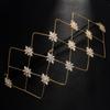 AliExpress Nova máscara de zircão distinta com incrustação de diamantes Máscara de desempenho de baile de máscaras de malha oca europeia e americana para mulheres