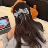 Elegante y sofisticado accesorio para el cabello de pinza de plátano para dar volumen al cabello, pinza de pelo de cola de caballo a la moda, pasador de lunares dulces estilo coreano