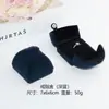 Caixa de Joias de Veludo de Alto Valor com Abertura Dupla Caixa Exquisita para Anel Caixa de Embalagem para Pingente Pulseira Pulseira Caixa para Joias Colar