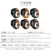 Adecuado para Correas de Apple Watch Piel Ap Acero Inoxidable Correa de Piel con Patrón Crazy Horse Correa Iwatch1109Ultra3 Venta al por Mayor