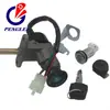 [Suministro de Fábrica] Accesorios para Motocicleta Suministro de Energía de Encendido Ling Ying ZY Cerradura Eléctrica de Tres Posiciones Cerradura de Bordes de Pato Conjunto de Cerradura