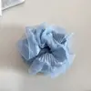 Anillo para el pelo con borde de oreja plisado de organza, Cuerda para el pelo de Ballet Francés, Bolas Suaves Versátiles, Goma para el Pelo, Accesorios para el Pelo de Tendón