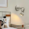 Luminária de parede com braço articulado estilo Bauhaus, design industrial retrô, adequada para salas de estudo, quartos, leitura na cabeceira da cama e para criar iluminação ambiente.; construção de tecido e ferro