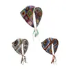 Pañuelo Triangular Retro Estilo Francés Pastoral Pañuelo Artístico de Flores Estilo Chica Dulce Adorno para la Cabeza Cinta para el Cabello Mismo Estilo que el Celebridad de Internet