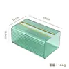 Caja de Pañuelos de Pared, Caja de Pañuelos sin Taladro, Pañuelos Faciales Impermeables para Baño, Toalla de Mano, Caja de Almacenamiento de Lujo Ligero al por Mayor