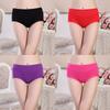 Fibra de bambu mais fertilizante plus size calcinha alta para mães mulheres de meia-idade e idosos MM gordo 200 kg shorts curtos triângulo