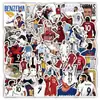 300 Piezas de Pegatinas de Fútbol de la Copa del Mundo, Pegatinas Decorativas Transfronterizas de Estrellas Deportivas para Coches, Botellas de Agua y Guitarras, Al por Mayor