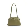 Bolsos para Mujer 2025 Nuevo Bolso Boston Almohada de Cuero Genuino de Alta Gama Bolso Bandolera de Hombro Axila para Mujer Bolso Tejido a Mano