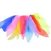 Lenço de dança infantil exame vermelho verão fino longo feminino versátil lenço quadrado pequeno colorido lenço de dança