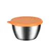 Prato de Molho de Aço Inoxidável 304 com Tampa de Silicone à Prova de Vazamento, Copo para Molho, Cozinha Doméstica, Molho, Tempero, Molho de Soja Selado